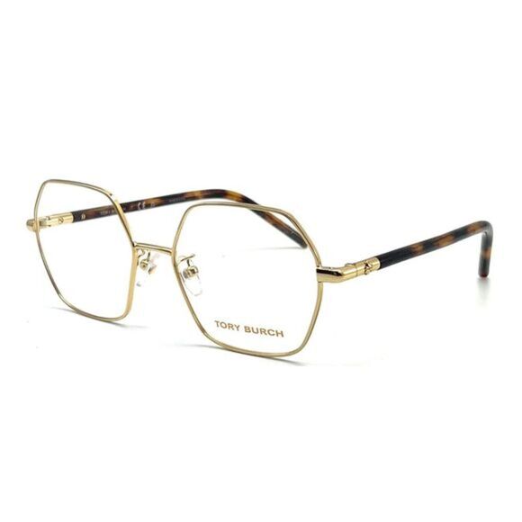 NEW TORY BURCH TY1072 3309 GOLD AUTHENTIC EYEGLASSES 52-17 140 - Picture 1 of 3